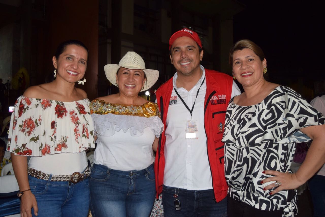 Diana Marcela Molina, Secretaria de Cultura y Turismo del Huila; Fabian Torres, Director ejecutivo de CorpoSanpedro y Liliana Vasquez.